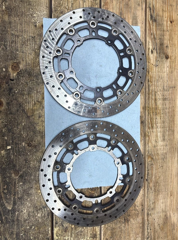 2008-2016 OEM YAMAHA YZF R6 - FRONT LEFT AND RIGHT ROTORS DISCS
