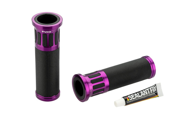 GRIPS BY PAIR PUIG HI-TECH RACING C/PURPLE