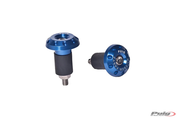 BAR ENDS ALUMINIUM RACE UNIVERSAL C/BLUE