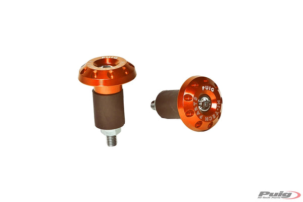 BAR ENDS ALUMINIUM RACE UNIVERSAL C/ORANGE
