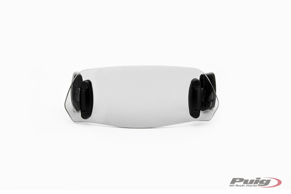 vISOR MULTIADJUSTABLE CLIP-ON 220X90MM. C/SMOKE