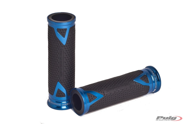 GRIPS BY PAIR PUIG HI-TECH RADICAL ALU C/BLUE