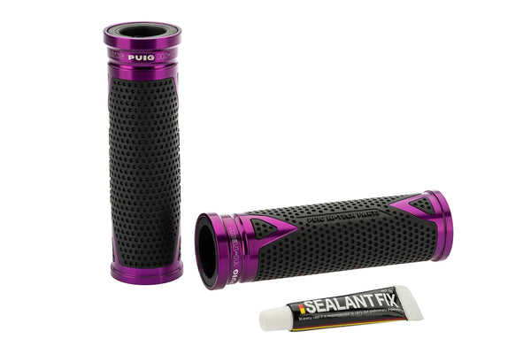 GRIPS BY PAIR PUIG HI-TECH RADICAL ALU C/PURPLE