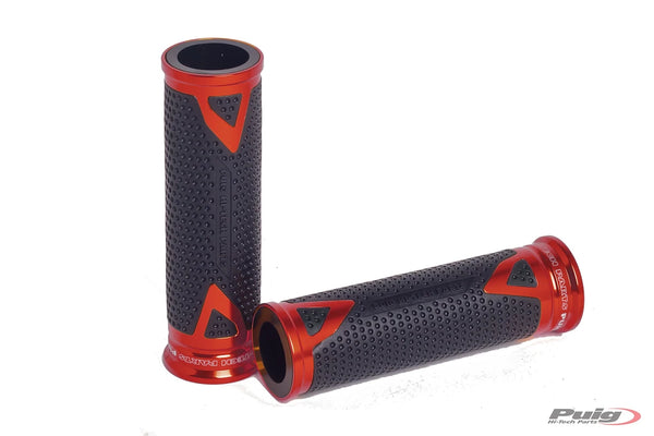 GRIPS BY PAIR PUIG HI-TECH RADICAL ALU C/RED