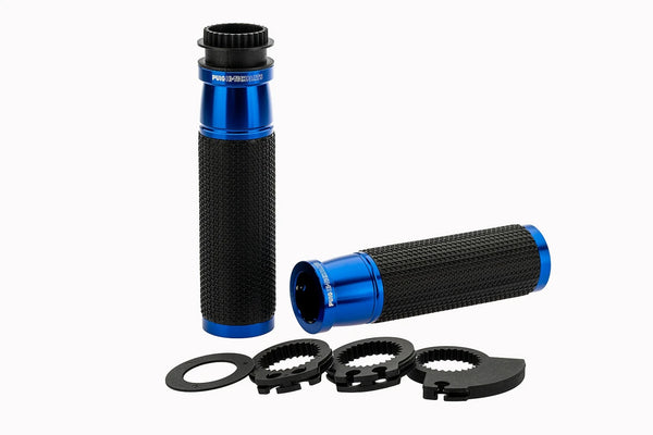 GRIPS BY PAIR PUIG HI-TECH ASCENT 119MM C/BLUE