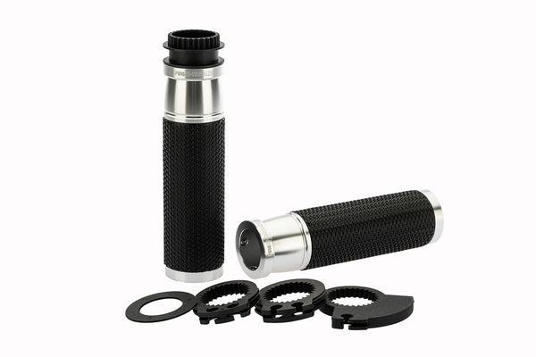 GRIPS BY PAIR PUIG HI-TECH ASCENT 119MM C/SILVER