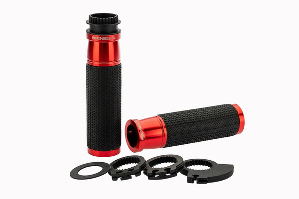 GRIPS BY PAIR PUIG HI-TECH ASCENT 119MM C/RED