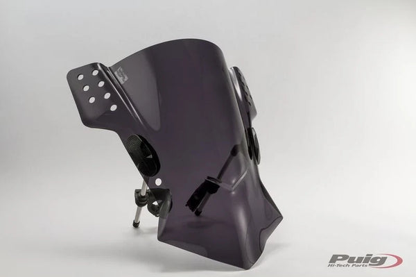 WINDSHIELD MOD. RAFALE KAWASAKI ER6N 12' C/DARK SM — Dark Smoke