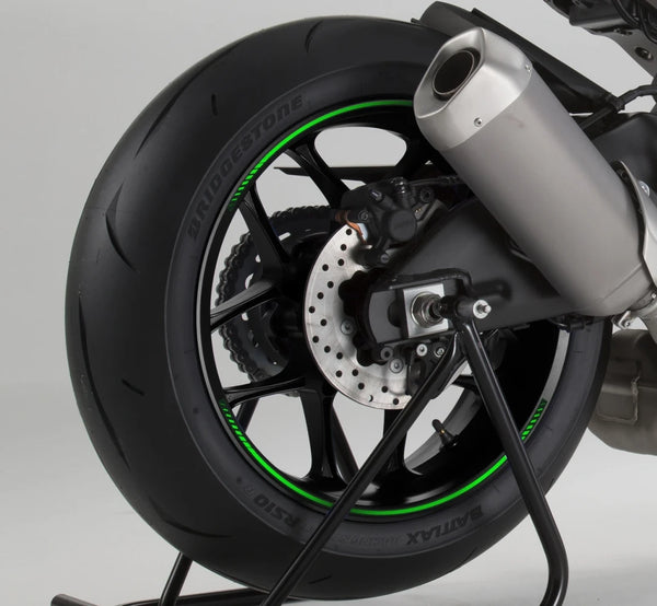 KIT 8 RIM STRIPS PREMIUM C/GREEN
