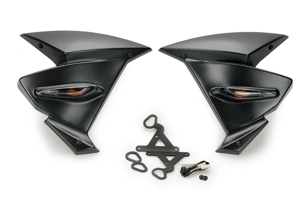 RADIATOR SIDE PANELS MT09 17-18'/MT09 SP 18' C/CAR — Carbon look