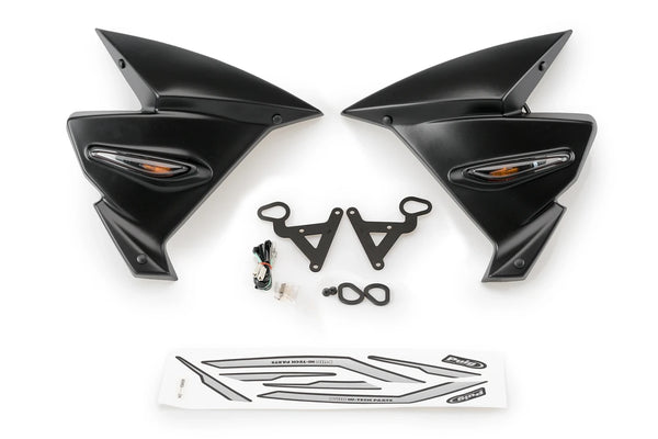 RADIATOR SIDE PANELS MT09 17-18'/MT09 SP 18' C/BLA — Matt black