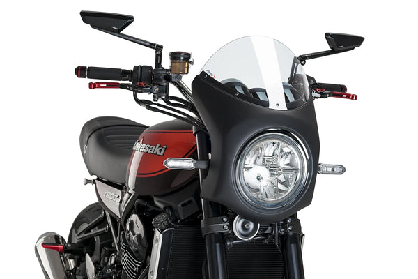 SEMIFAIRING C/BLACK KAWASAKI Z900RS 18' C/TRANSP. — Clear