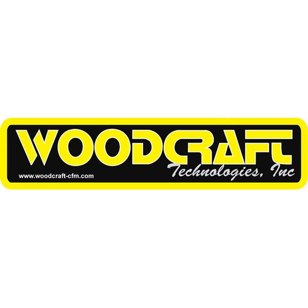 Woodcraft Trailer sticker 14 x 3.75"