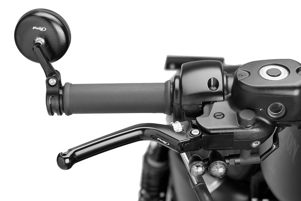 BRAKE LEVER CUSTOM BLACK SELECTOR C/SILVER