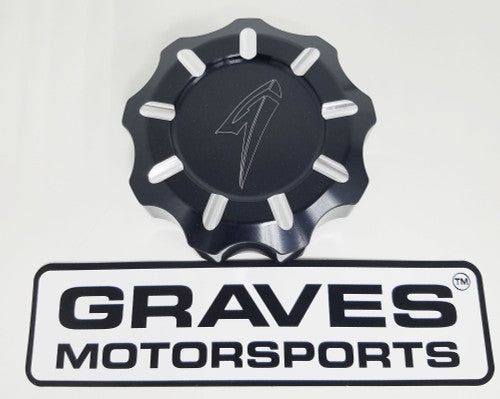 Kawasaki Teryx KRX 1000 Billet Machined Gas Cap - Black