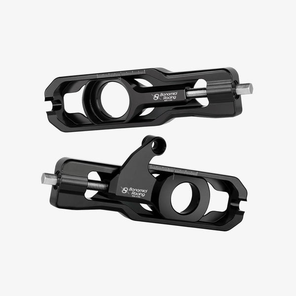 Chain adjuster with caliper support - Yamaha YZF R6 - BLACK
