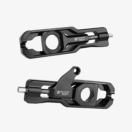 Chain adjuster with caliper support - Kawasaki ZX-6R - BLACK
