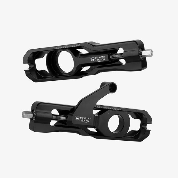 Chain adjuster with caliper support - Yamaha YZF R9 - Black