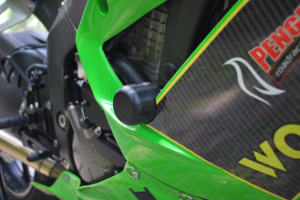 50-0150 2013-18 Kawasaki ZX636R Frame Slider Kit with pucks