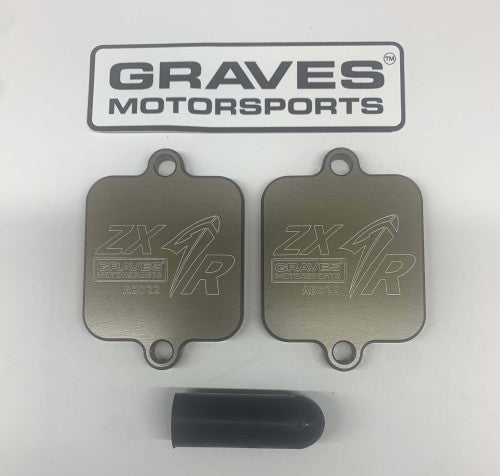 Kawasaki Ninja ZX4-RR / ZX6-R / ZX-10R  Smog Block Off Plates