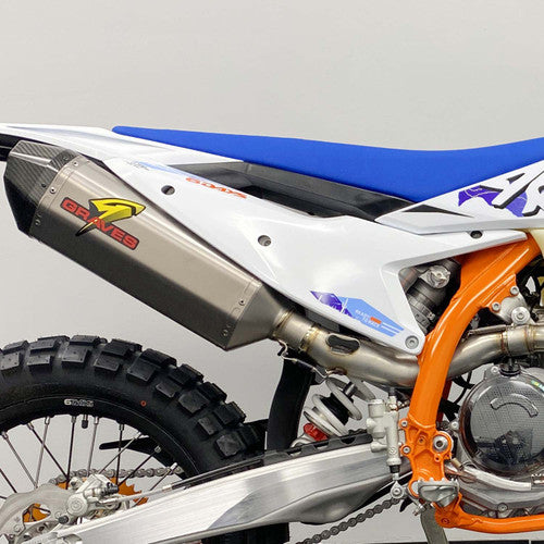KTM - Husqvarna - GasGas  Multi Fitment DualSport Titanium Exhaust - 2024