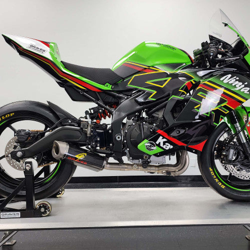 Kawasaki WORKS ZX-4RR  / ZX-4R Carbon LOW MOUNT Full Exhaust System