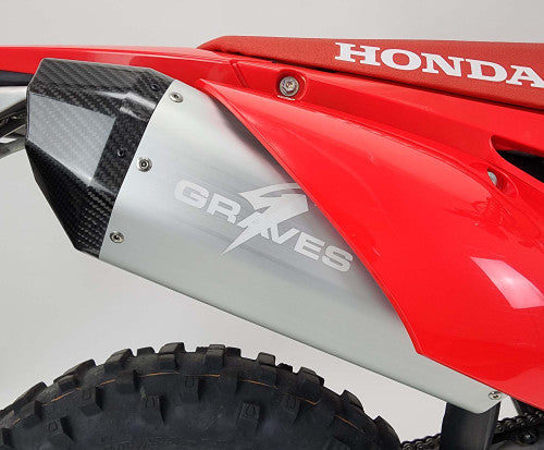 Honda CRF450RL / L / X Aluminum - Silver Exhaust