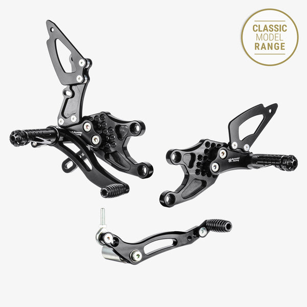 Adjustable Rearsets (reverse shifting) - Honda CBR 1000 RR