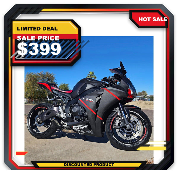US STOCK NT Injection Plastic Fairing Fit for Honda 2008-2011 CBR1000RR Carbon Fiber Look Painted S04 Available in CA
