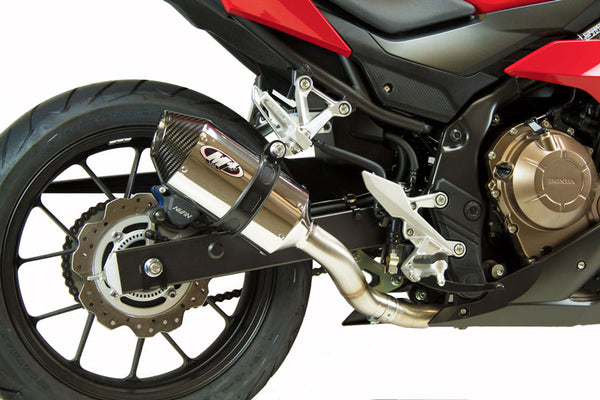 Polished Slip On — Honda 2016-2026 CBR500/CB500F