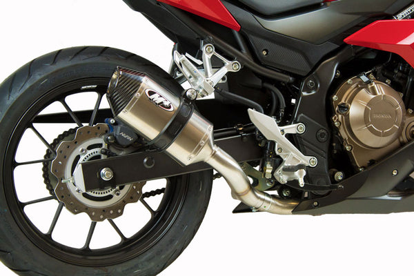 Titanium Slip On — Honda 2016-2026 CBR500/CB500F