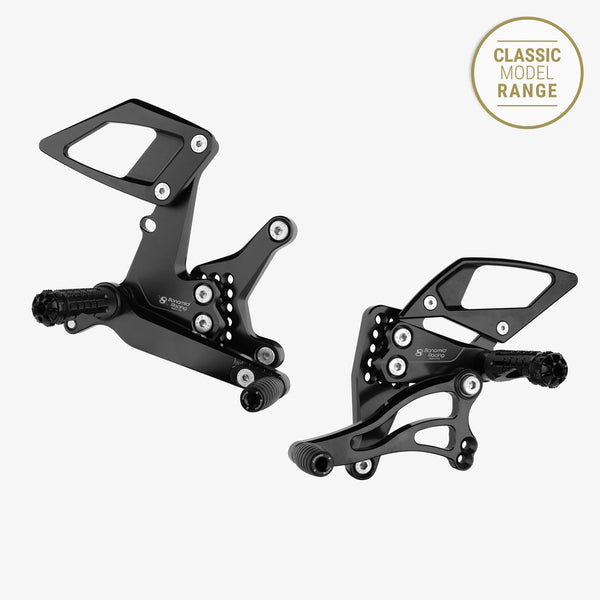 Adjustable Rearsets (+25mm) - Kawasaki Ninja 250-400