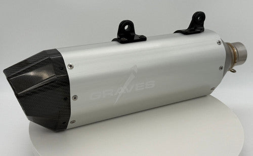 KTM - Husqvarna - GasGas  Multi Fitment DualSport Stainless Exhaust - Silver