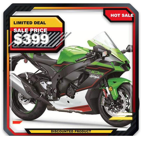 US STOCK NT Aftermarket ABS Plastic Injection Fairing Kit Fit for ZX10R 2021-2025 Green Black White Red N002 Available in CA