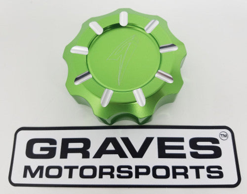Kawasaki Teryx KRX 1000 Billet Machined Gas Cap - Green
