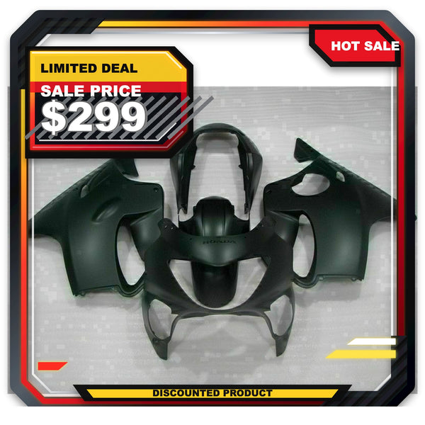 US STOCK NT Matte Black Fairing Injection Fit for Honda 1999-2000 CBR600 F4 ABS Plastic N001 Available in TX