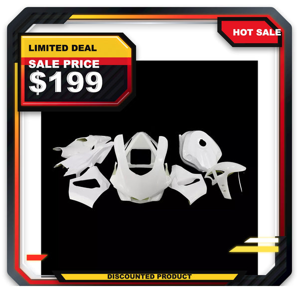 US STOCK NT Fiberglass Race Track Fairing Kit Fit for YAMAHA YZF R1 2015-2019 Unpainted Available in CA