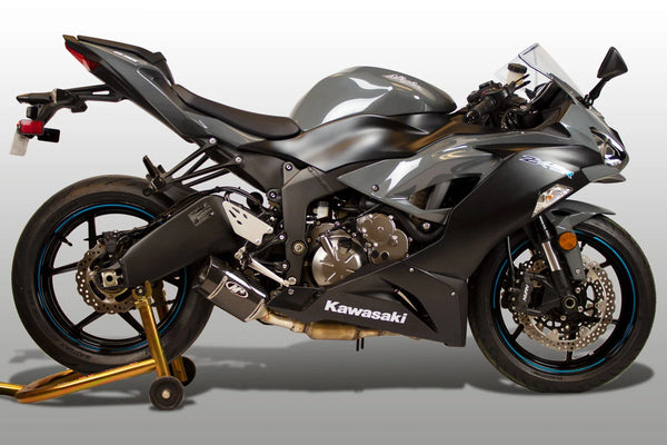 Carbon Fiber Street Slayer Slip On — Kawasaki 2009-2026 ZX6R