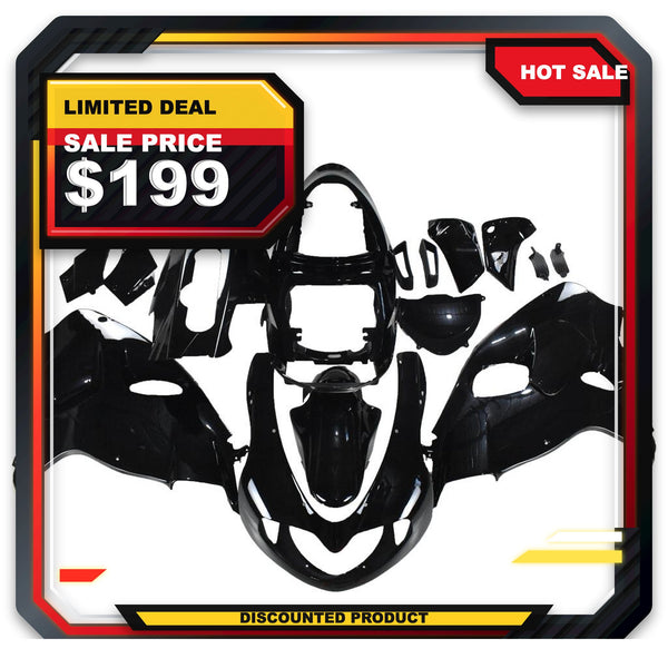 US STOCK NT Aftermarket Injection ABS Plastic Fairing Fit for TL1000R 1998-2003 Black N029 Available in CA