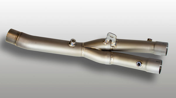 Catalytic Converter Elim. Kit - Titanium — Yamaha 2015-2026 R1
