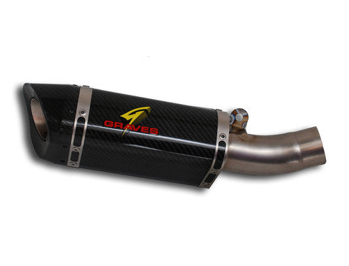 Graves Motorsports ZX6R / ZX636  Carbon Slip-on Exhaust