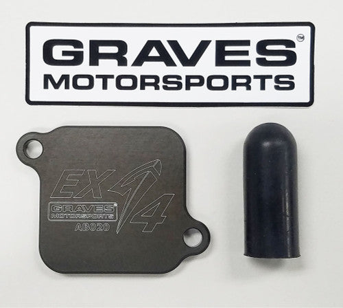 Kawasaki Ninja 400 + Ninja 500 + KLE 500 Smog Block Off Plates