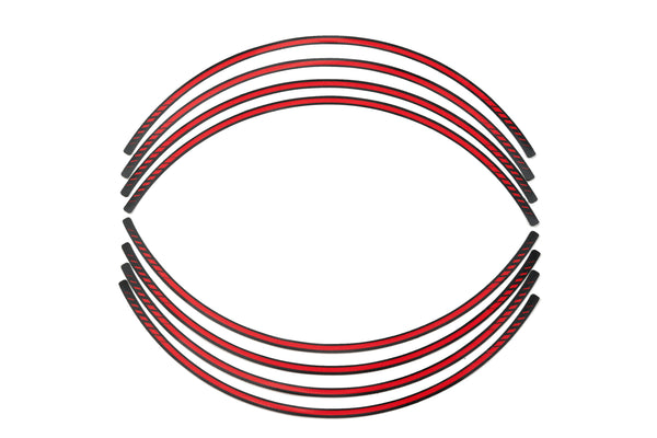 KIT 8 RIM STRIPS PREMIUM C/PURPLE